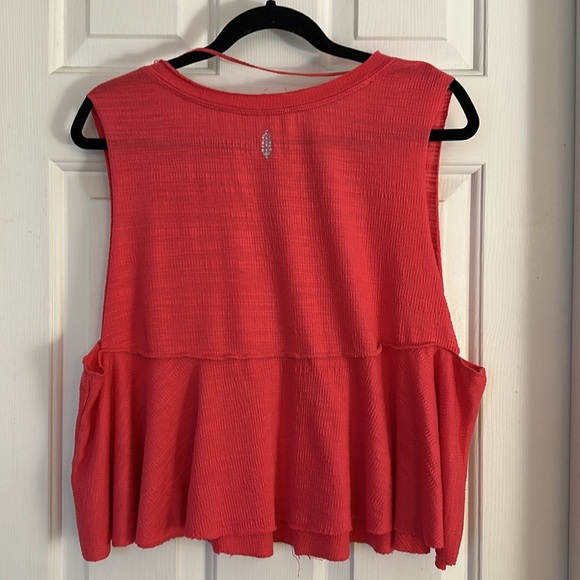 Free people movement full hearts tank in hot hibiscus small - Picture 3 of 5
